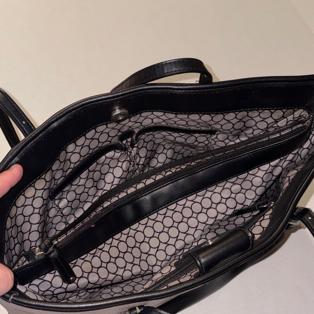 🏡 Nine West Women's Tote Bag - Black & Tan - OS - Picture 11 of 13